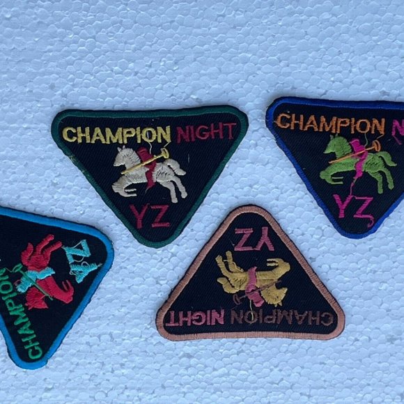 Lot of 4 Patches Iron On Embroidery Patches for Craft Art Clothes Jacket Jeans - Picture 4 of 9